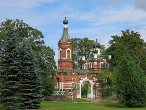 Limbaži Orthodox Church is one of the oldest in Latvia. The magnificent church was built in 1900-1903 in the neo-Byzantine style according to a three-part type project.