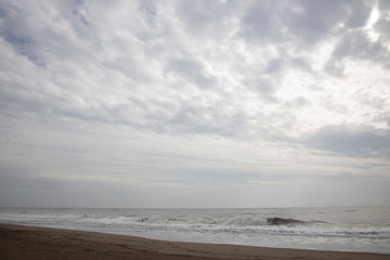 winter on a tropical beach
