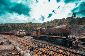 Fototapeta premium OLD TRAIN