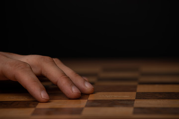 chess board game concept of business ideas