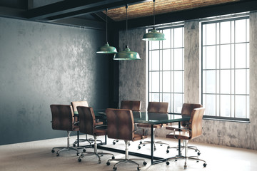 Contemporary meeting room