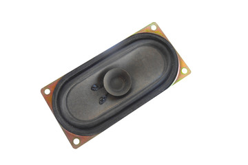 audio speaker isolated on white background