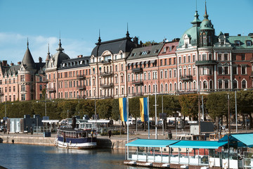 Fototapeta na wymiar The Landscape of Stockholm City, Sweden