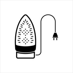 Iron Sole Plate Icon Cloth Electric Iron Front Face Plate, Glide Sole Bottom With Steam Holes