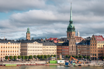 Fototapeta premium The Landscape of Stockholm city, Sweden