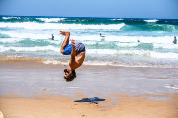 Surfer in Portugal