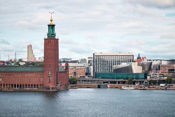 The Landscape of Stockholm City Hall and Stockholm Waterfront Congress Centre, Sweden