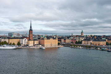 Fototapeta na wymiar The Landscape of Stockholm city, Sweden