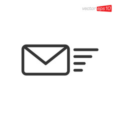 Envelope Message Icon Design Vector