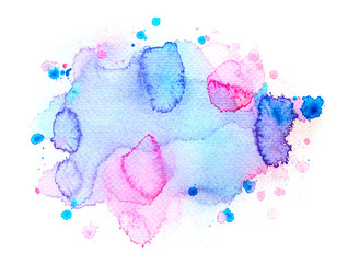 abstract watercolor background.splash colorful on paper.