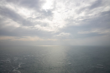 Fototapeta premium amazing sea scape and dramatic sky