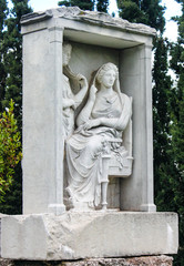 funeral statue