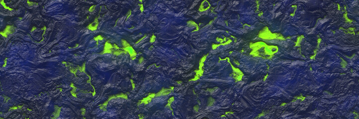 3d illustration. Volcano- background magma