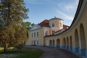 Fototapeta na wymiar Manor of great Russian seafarer Krusenstern. Kiltsi, Estonia