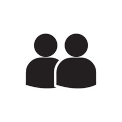Couple icon vector isolated on background. Trendy people symbol. Pixel perfect. illustration EPS 10. - Vector.
