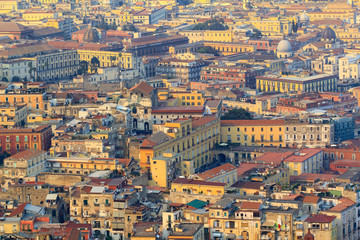 Skyline of the city of Naples