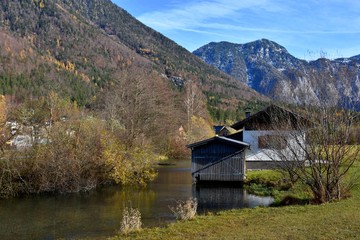 Alps and river in Austria