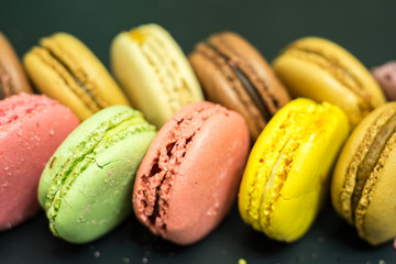 French macarons zigzag