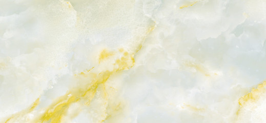 Onyx Colorful Crystal Marble Texture With Yellow Colored Curly Veins, Polished Marble Quartz Stone Background, It Can Be Used For Interior-Exterior Home Decoration and Ceramic Tile Surface, Wallpaper.