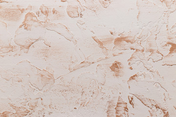 Cement putty painted wall with cracks as a background