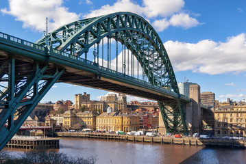 Tyne Bridge At Newcastle - obrazy, fototapety, plakaty