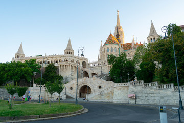 Fototapeta na wymiar Fisherman's Bastion in Budapest