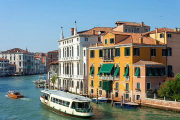 Venice, view of the Grand canal