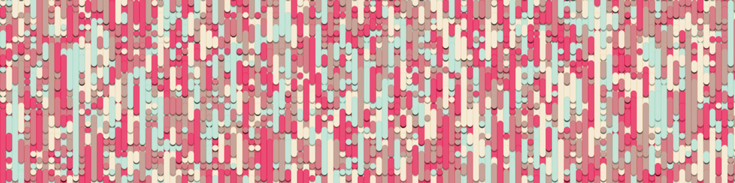 Color Abstract Lines Rain Generative Art background illustration
