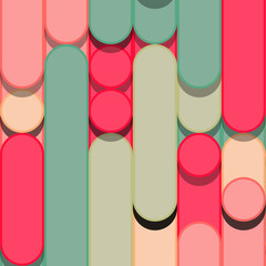 Color Abstract Lines Rain Generative Art background illustration