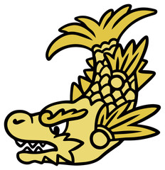 シャチホコのイラスト