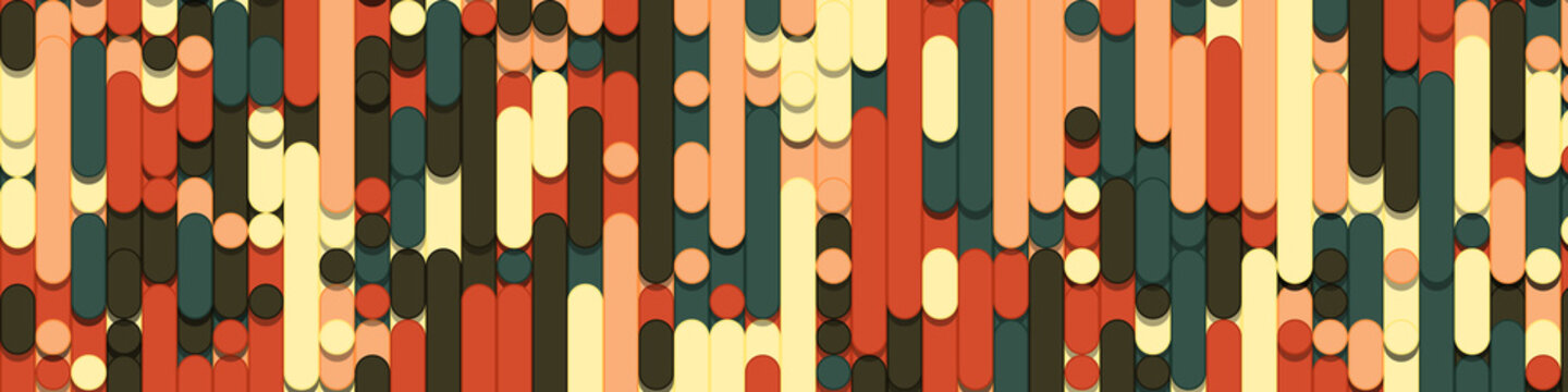 Color Abstract Lines Rain Generative Art background illustration