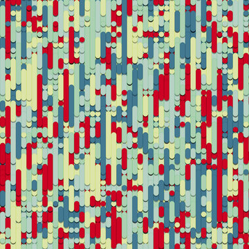 Color Abstract Lines Rain Generative Art background illustration