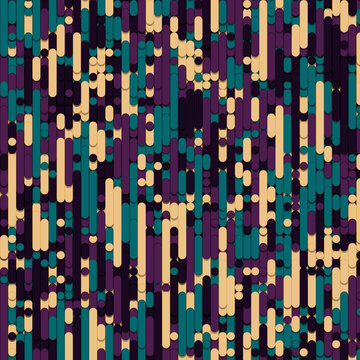 Color Abstract Lines Rain Generative Art background illustration