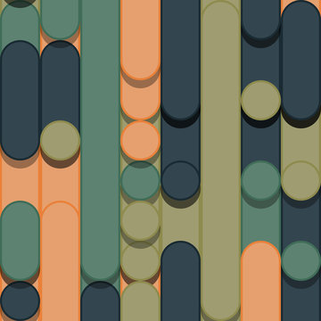 Color Abstract Lines Rain Generative Art background illustration
