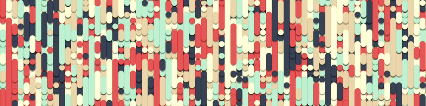 Color Abstract Lines Rain Generative Art background illustration