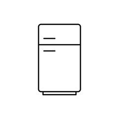 Refrigerator icon line style simple design