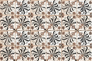 Background of vintage ceramic tiles