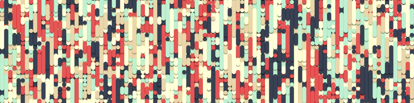 Color Abstract Lines Rain Generative Art background illustration