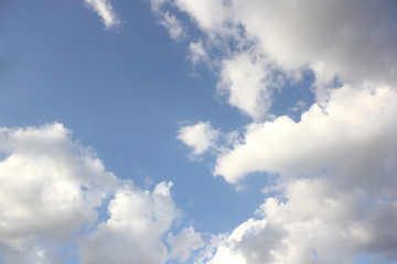Fototapeta premium sky and big clouds Before it was raining.