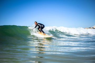 Surferin in Portugal