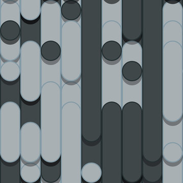 Color Abstract Lines Rain Generative Art background illustration