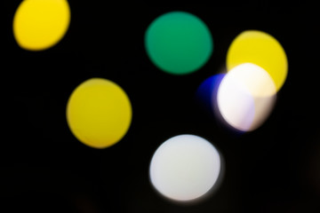 colorful abstract night lights background