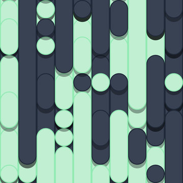 Color Abstract Lines Rain Generative Art background illustration
