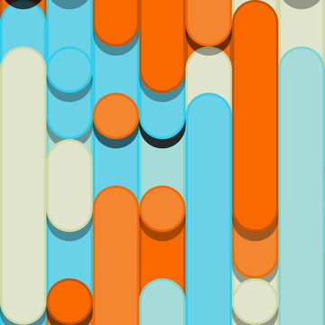 Color Abstract Lines Rain Generative Art background illustration