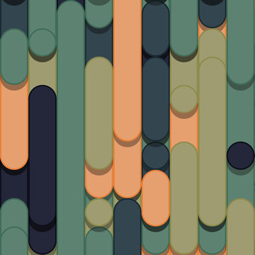 Color Abstract Lines Rain Generative Art background illustration