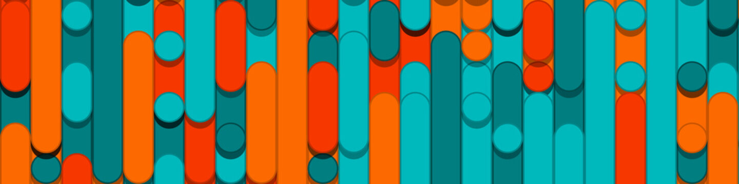 Color Abstract Lines Rain Generative Art background illustration