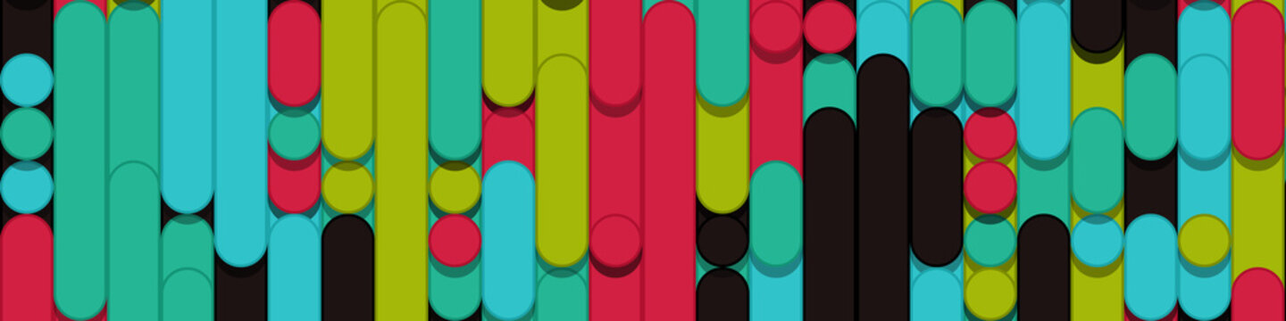 Color Abstract Lines Rain Generative Art background illustration