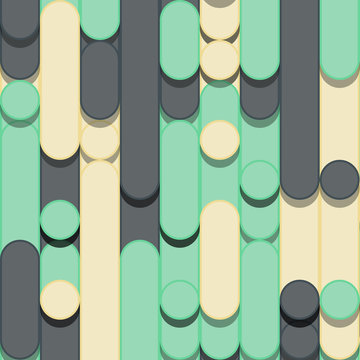 Color Abstract Lines Rain Generative Art background illustration