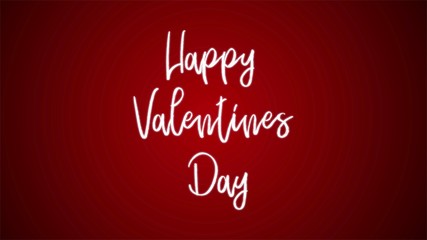 Happy Valentine's day text, Romantic quote postcard, card invitation banner template.