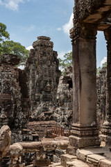 Fototapeta na wymiar Bayon Temple - Angkor Wat - Cambodia